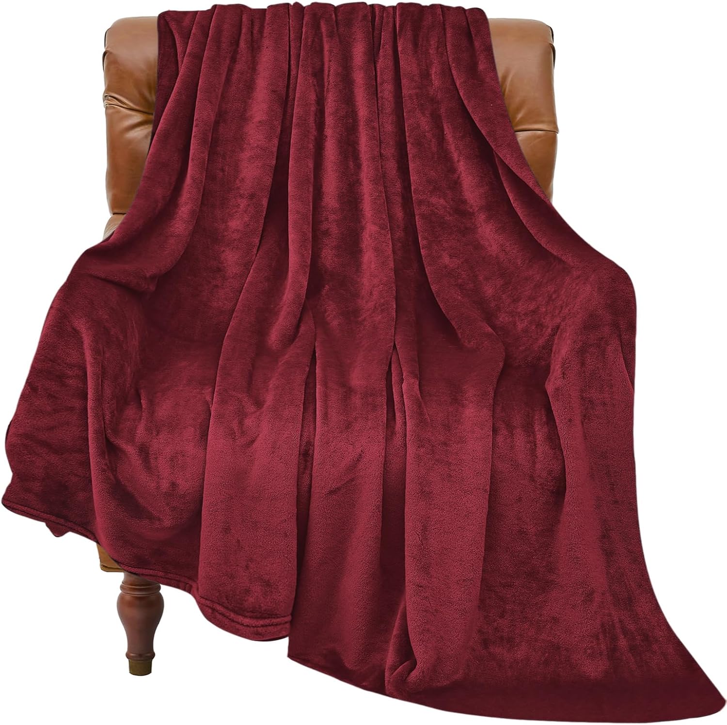 Fleece Blanket Black Throw Blankets for Couch & Bed, Luxury Plush Cozy Fuzzy Blanket 50x60 inches, Super Soft Warm Lightweight Throw Blanket for Travel Camping